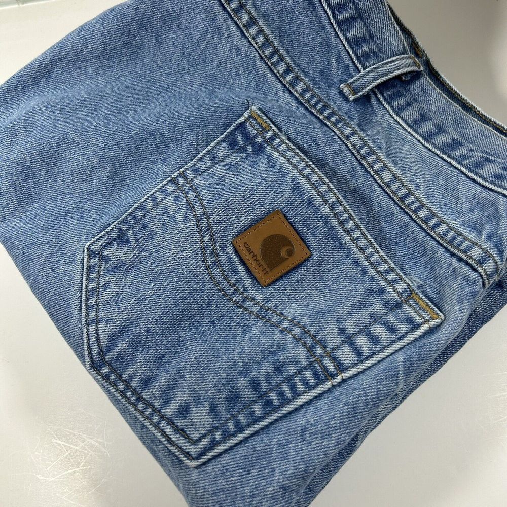 Carhartt‎ Mens Jean Denim RN# 14806 50x30 Relaxed Fit
